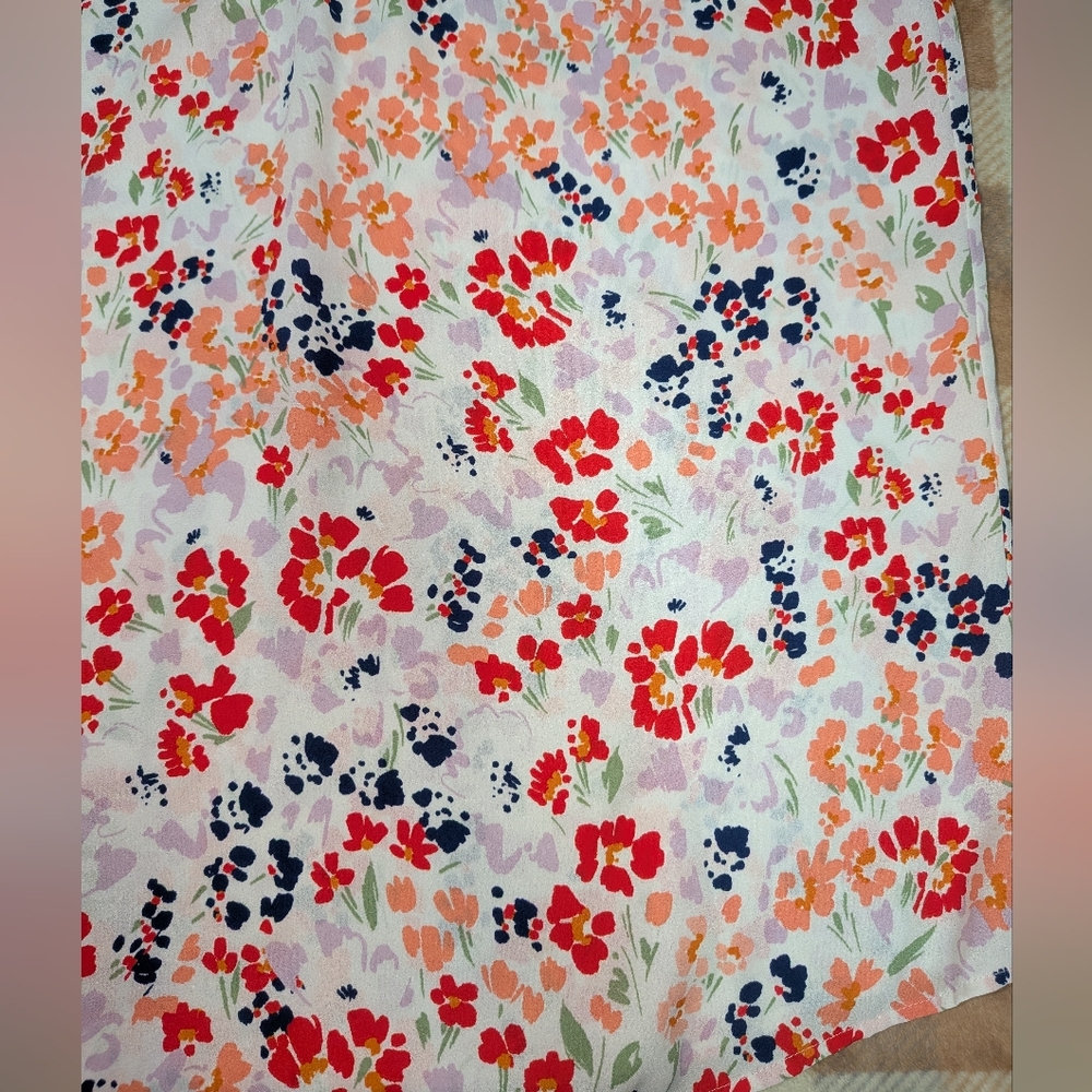 Ann Taylor Factory Multi-Color Floral Confetti Print Top Size Small - Picture 3 of 5
